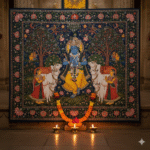 Beautiful Pitchwai design in traditional style.